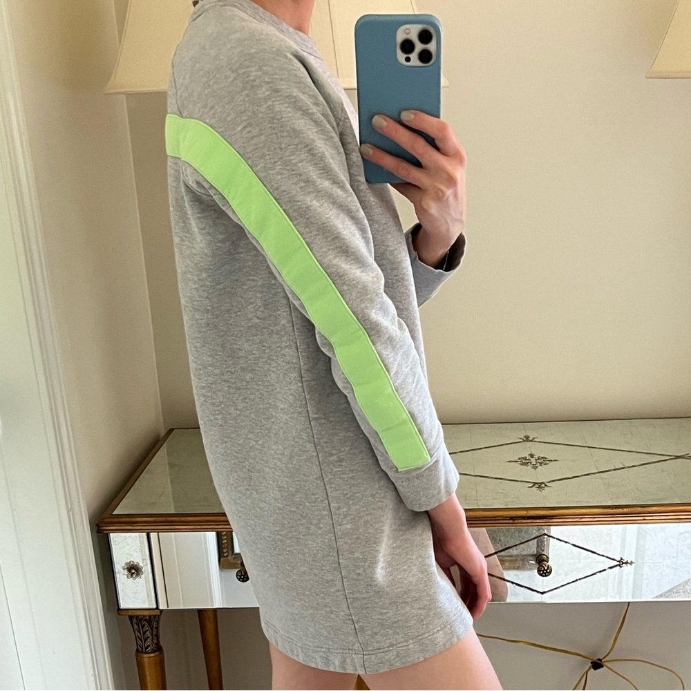 Athleta sweatshirt mini dress, gray color, size XS